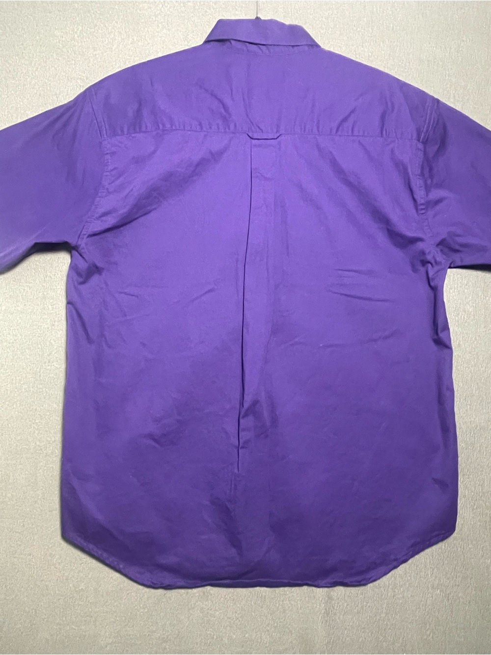 Tiger Hill Purple Button Down Shirt Large Cotton Short Sleeve Classic Fit - Picture 3 of 7